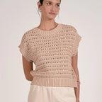 Clover Open Knit Vest