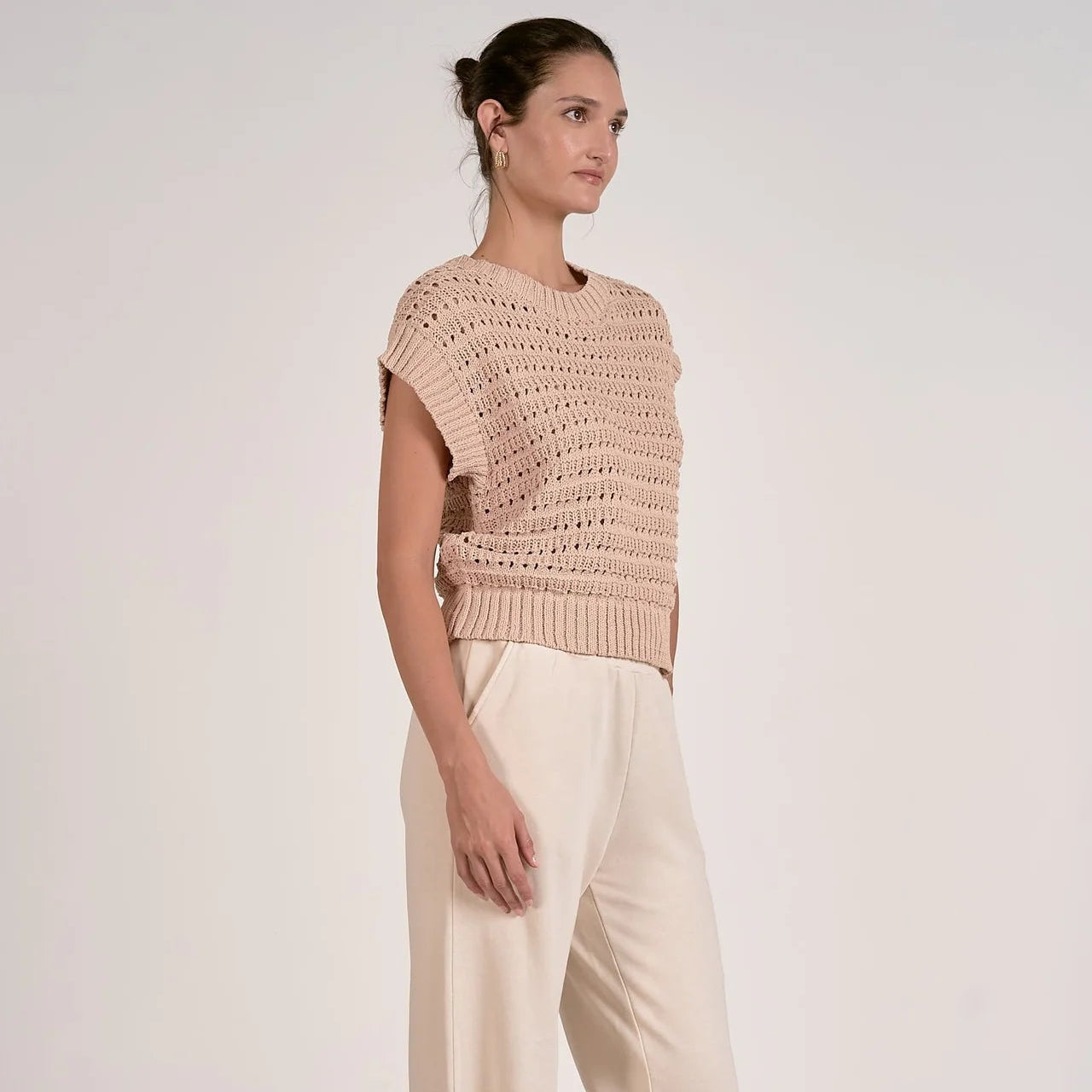 Clover Open Knit Vest