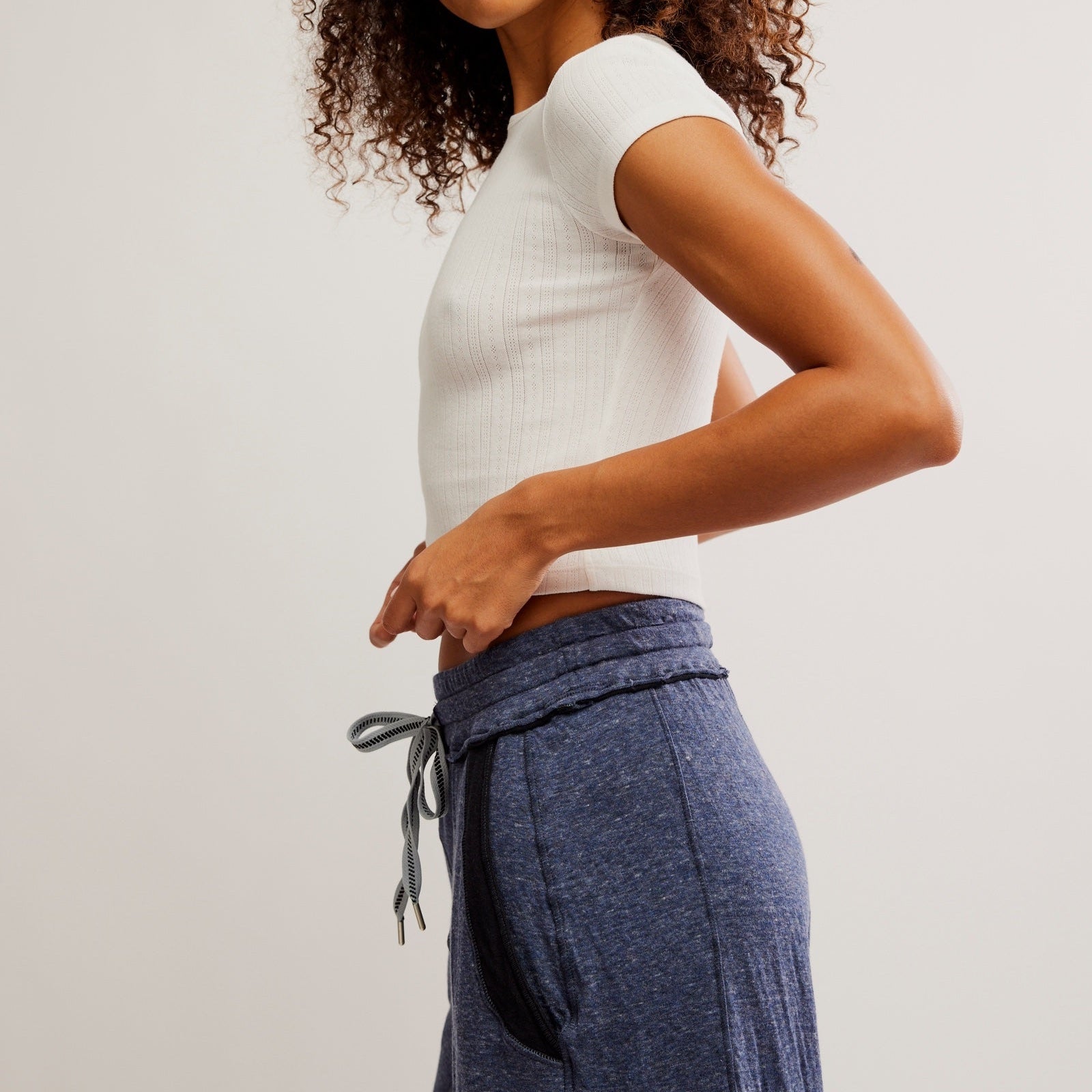 Free People Wait a Minute Baby Tee