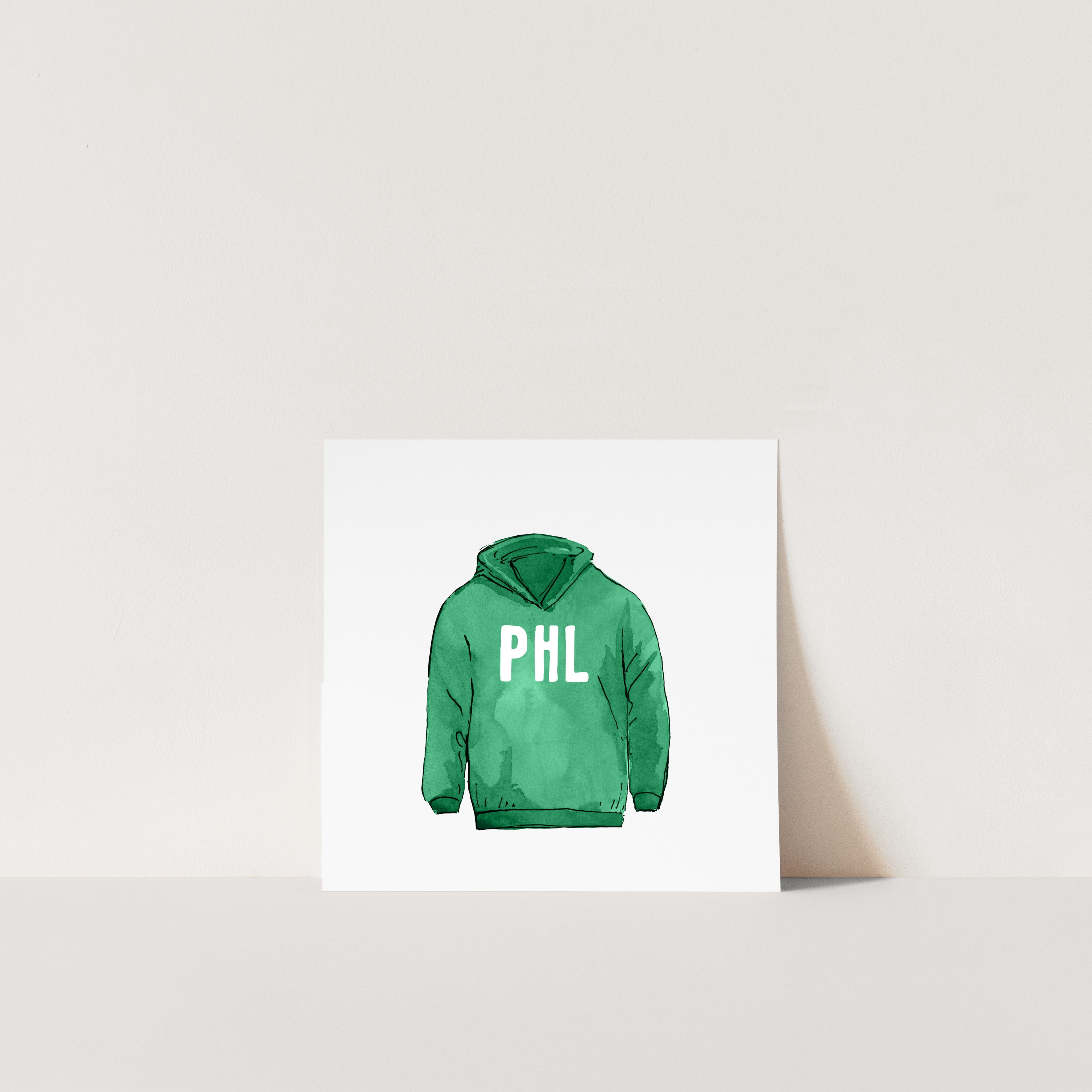 Philly Phan Wall Art Print (12.5"x12.5")