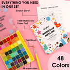 Watercolor Set of 48