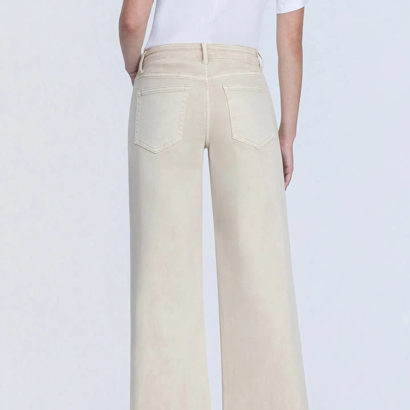 High Rise Crop Wide Leg Jean