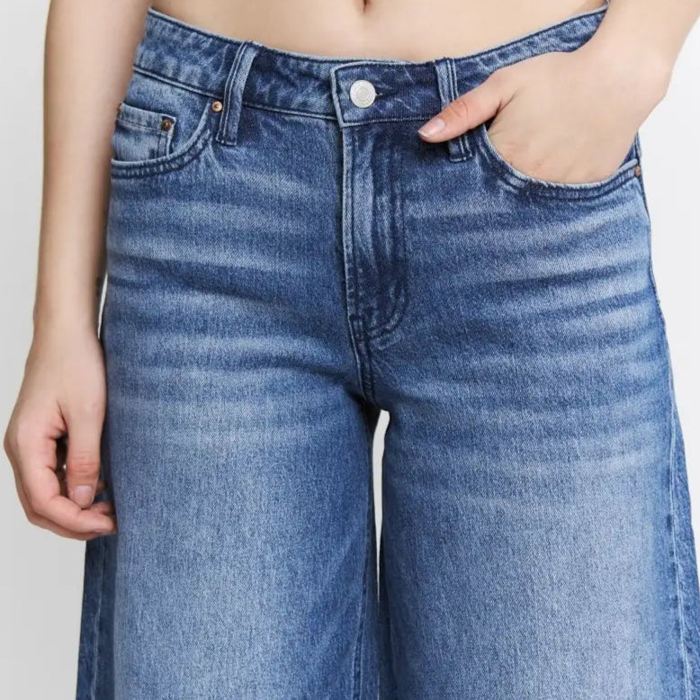 High Rise Wide Leg Jeans