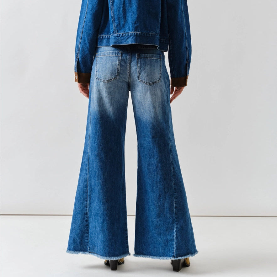 Wide Leg Denim Pant