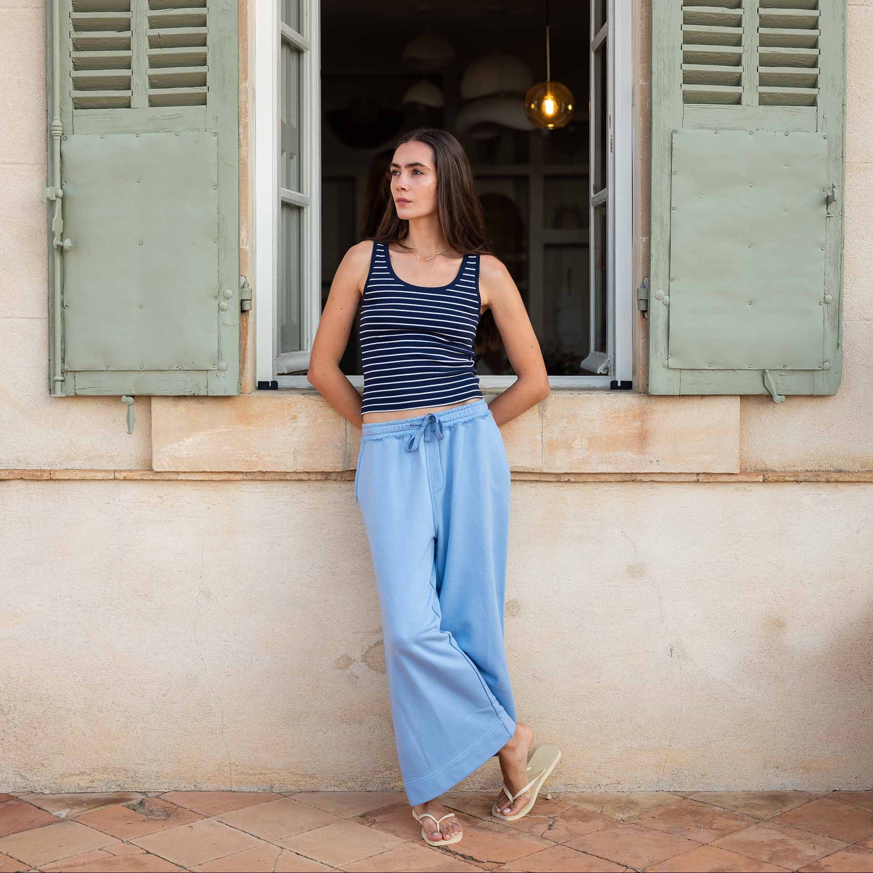 Frenchie Wide Leg Pant