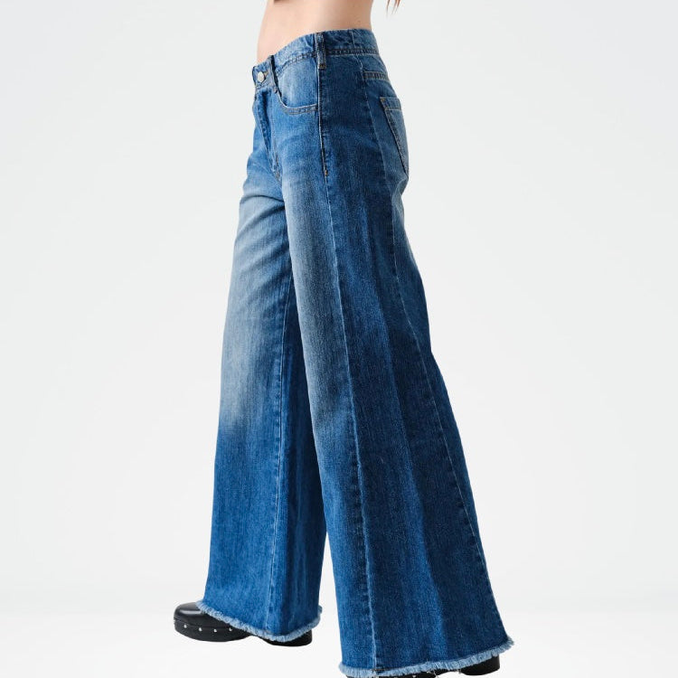 Wide Leg Denim Pant