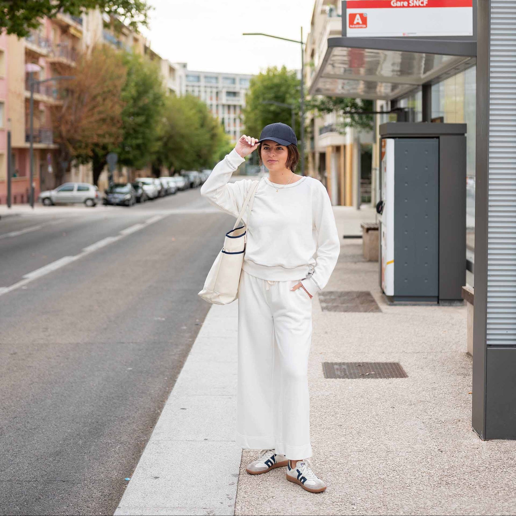 Frenchie Wide Leg Pant