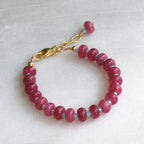 Willow Beaded Stone Candy Bracelet