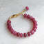 Willow Beaded Stone Candy Bracelet