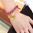 Willow Beaded Stone Candy Bracelet