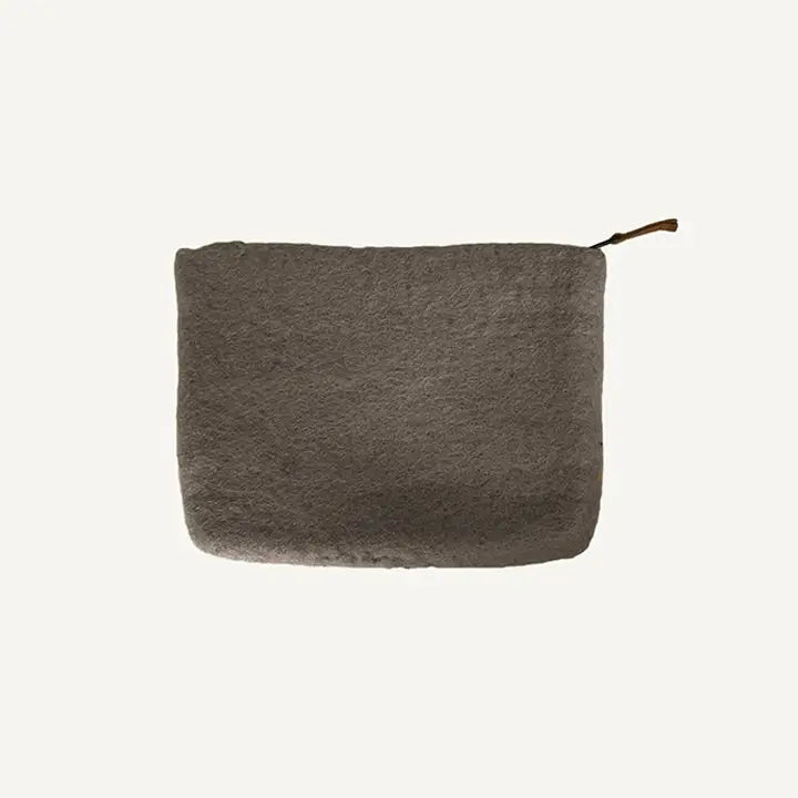 Wool Zipper Pouch