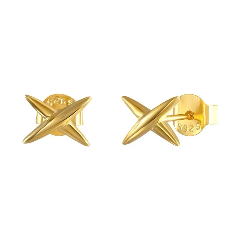 Dainty X's Earrings